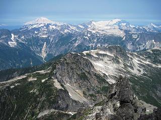 Baker and Shuksan From the Summit