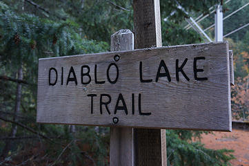 After descending from Ross Dam we continued on the Diablo Lake Trail