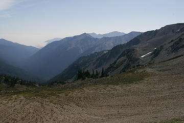 Badger Valley from Lillian Ridge, Olympic National Park, Washington.