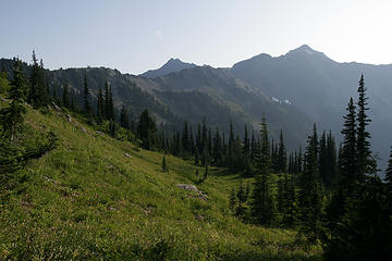 From near Lost Pass, Olympic National Park, Washington.
