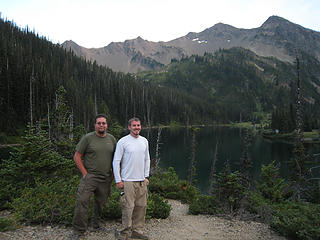 Moose Lake, Grand Basin, Olympic National Park, Washington.