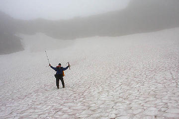Greg on Chaney Glacier