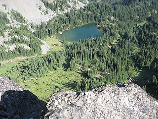 Silver Lake from marmot's throne