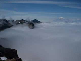 Atop a sea of clouds