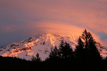 Sunrise at Mount Rainier