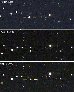 Cataclysmic variable star SS Cygni drops in brightness over the course of 9 days