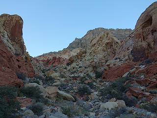 Descending Ash Canyon user trail