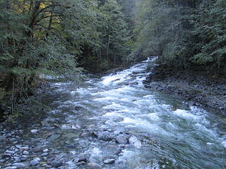 Granite Creek upstream from trail bridge