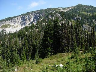 Mac Peak, as seen from its west slopes