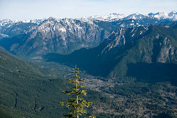 Garfield and central part of the Middle Fork valley