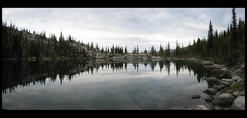 Long Mountain Lake, Selkirk Mountains, North Idaho.