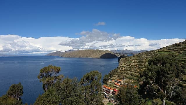 View from Isla del Sol