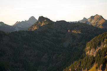 Rampart Ridge and Lake Lillian