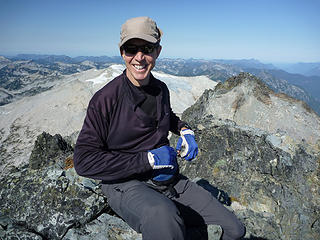 The Doc on West Peak with Hinman