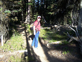 Along a section of S. Cle Elum Ridge trail