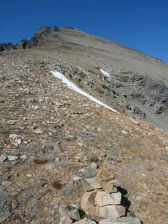 8200' shelf below the summit of Maude