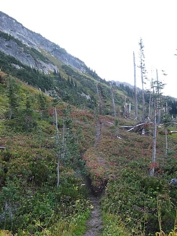start of high route trail