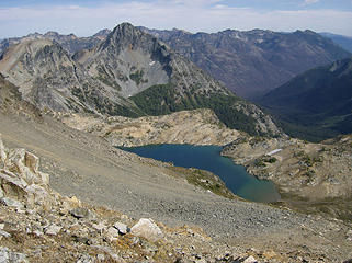 Upper Ice Lk. & the buttes