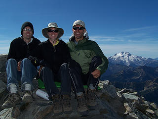 Todd, BC and MM on Mt. Maude.