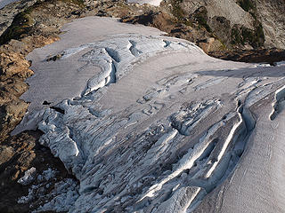 Glacier on NE Shoulder of Kyes