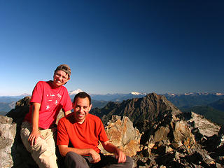 Yana and I at the Summit of Three Fingers