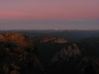 Cascades at Sunset from Three Fingers