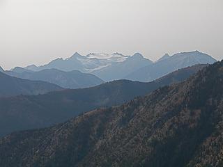 10  Neve Glacier & Snowfield Pk, Colonial Peak, Pyramid Pk   Ruby Mtn on right.JPG