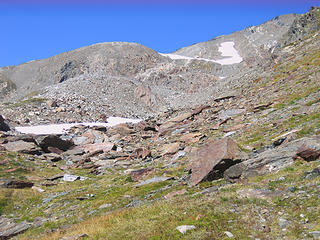 Alp slope below Clark