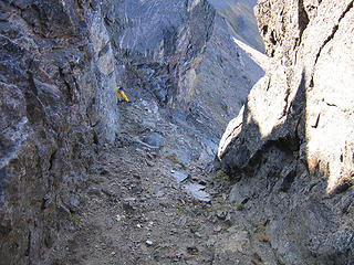 Key gully to Luahna summit