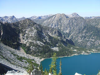 Colchuck Lk. with Eightmile Mtn. behind