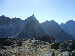 Colchuck Pk. from plateau