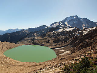 Former Milk Lake Glacier and Glacier Peak