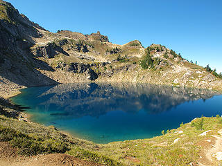 Mica Lake from PCT
