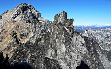 Climber on Sherpa Peak