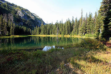 Pond before Schaefer lake