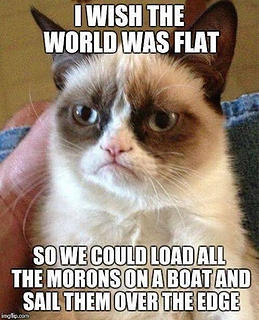 wish the whole world was flat...