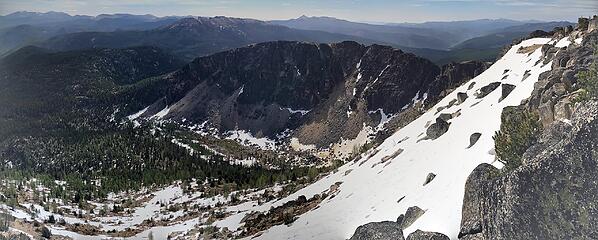 SE Ridge from summit