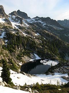 Summit Chief Lake from higher above