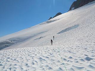 Crossing the Challenger Glacier