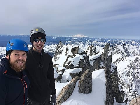 dudes on Dragontail summit