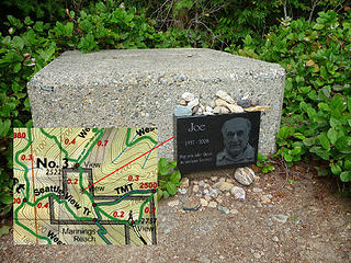 "Joe" memorial on Tiger Mountain