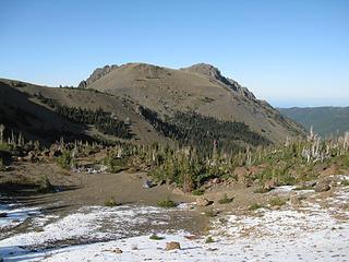 Campsite and Reggie Peak