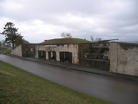 Gun emplacement at Fort Flagler