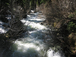 the raging South Creek