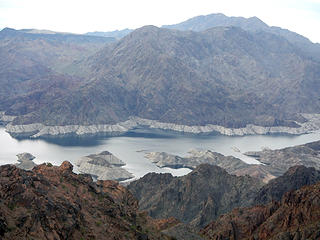 remote narrow section of Lake Meade