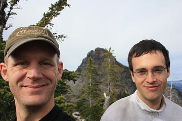 Adam and I on the summit of Alaska Mt
