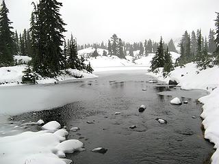 Water & Ice at Inlet of Lake 6