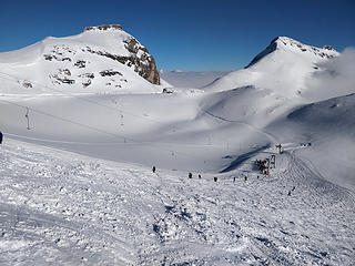 Skiing at Crans-Montana in the Valais region of Switzerland, courtesy D. Abell