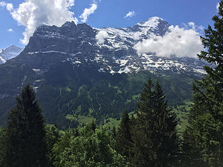 Views from our hostel, Grindelwald, Switzerland 6/2/18