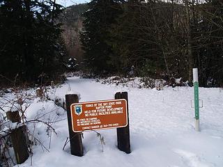 New State park near Index